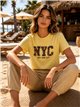New Yorker T-Shirt mit Tiermuster