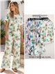 Conjunto blusa estampada floral y pantalón