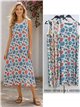 Ärmelloses Midikleid mit Mandala-Print