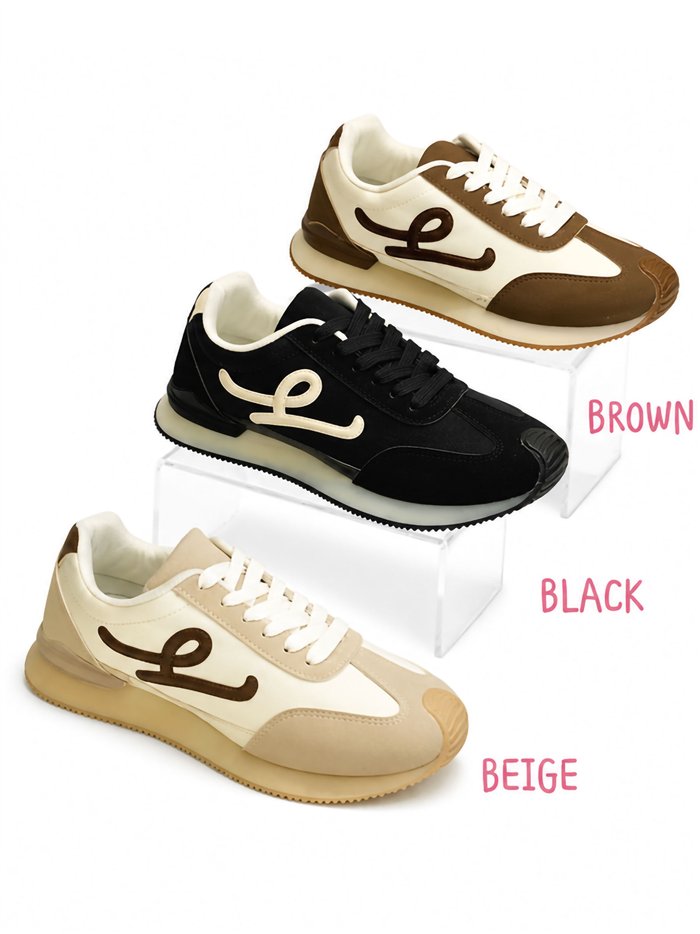Zapatilla deportiva casual bicolor