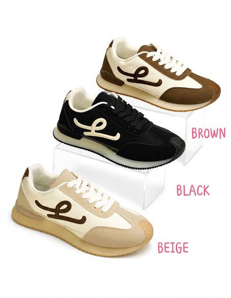 Zapatilla deportiva casual bicolor
