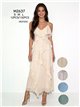 Chiffon-Midikleid mit Rüschen