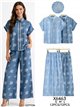 Set aus bedrucktem Hemd und Hose