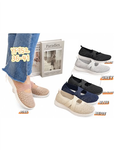 Zapatilla mercedita con tira elástica 2