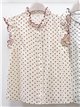 Blusa lunares con volante
