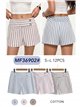 Short algodón rayas con botones