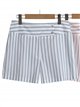 Short algodón rayas con botones