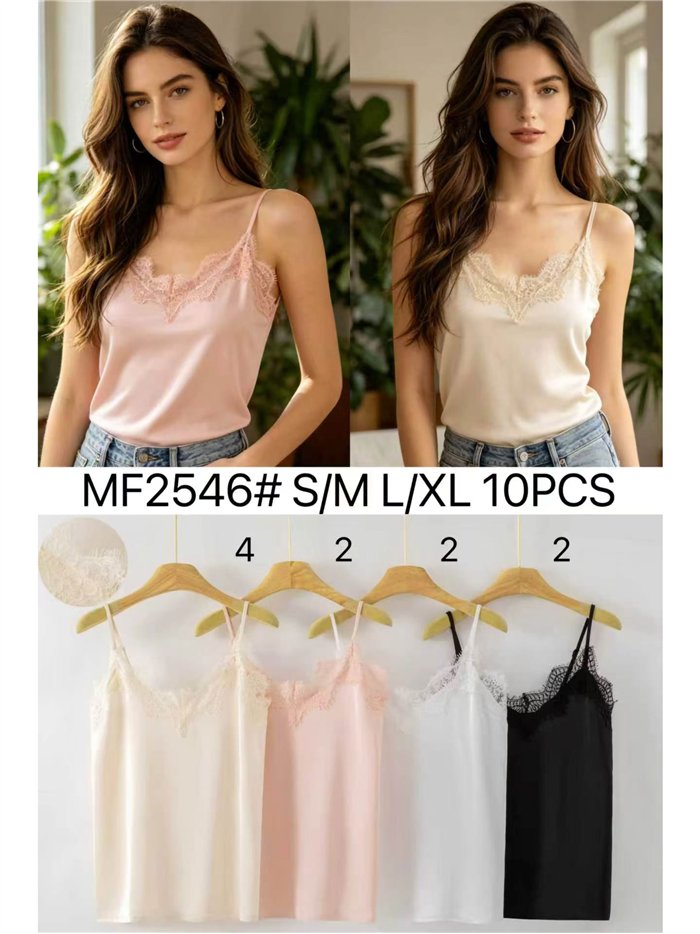 Top in pizzo per lingerie