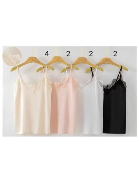 Top in pizzo per lingerie