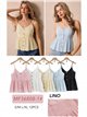 Top de tirantes lino con botones