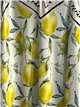 Robe longue en satin à bretelles imprimées citron
