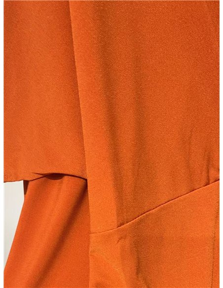 Conjunto blusa lycra talla grande detalle metálico y pantalón