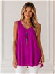 Top evasé con collar