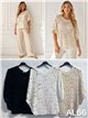 Jersey amplio calado de crochet