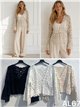Chaqueta corta de crochet