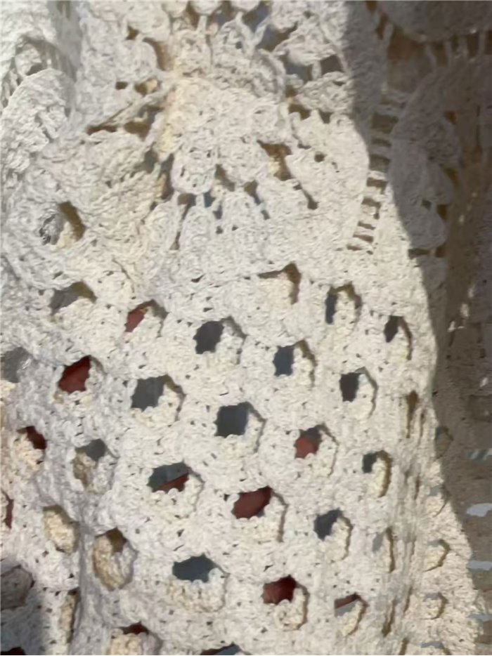 Chaqueta corta de crochet