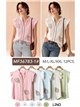 Blusa bordada hojas