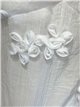 Top tirantes flores en relieve