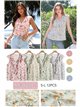 Blusa floral con volantes