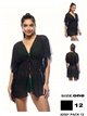 Kimono de playa liso transparente