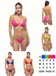 Conjunto bikini triángulo bicolor