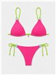 Conjunto bikini triángulo bicolor