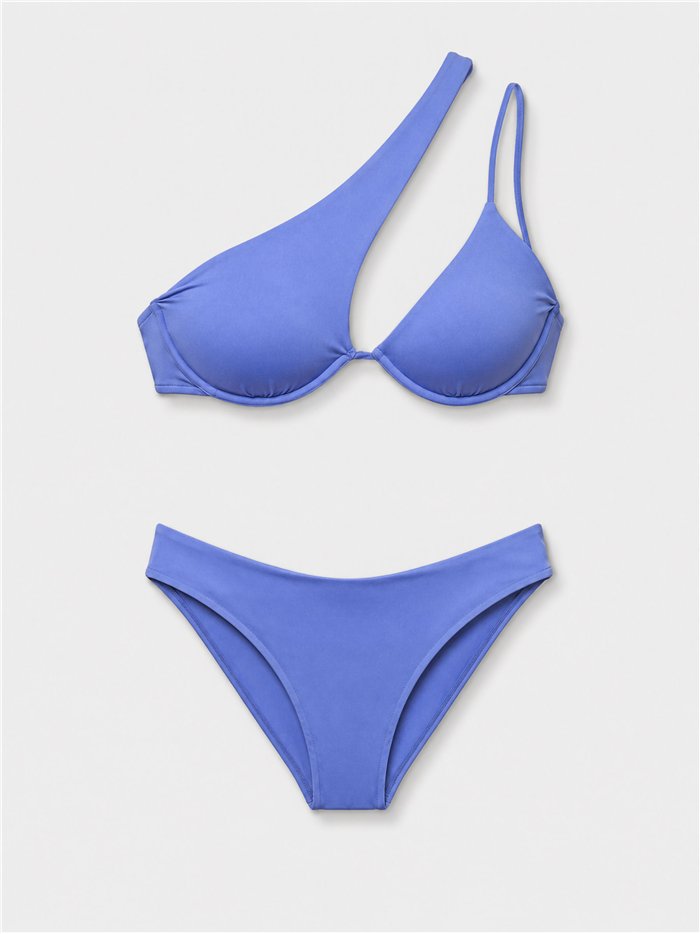 Conjunto bikini asimétrico de un hombro