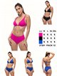 Conjunto bikini liso con hebilla
