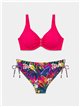 Conjunto bikini tropical talla grande