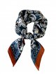 Sciarpa in raso di cashmere bicolore