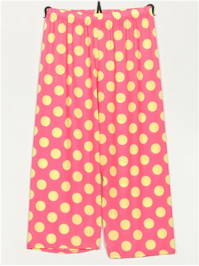 Pantalón palazzo lunares