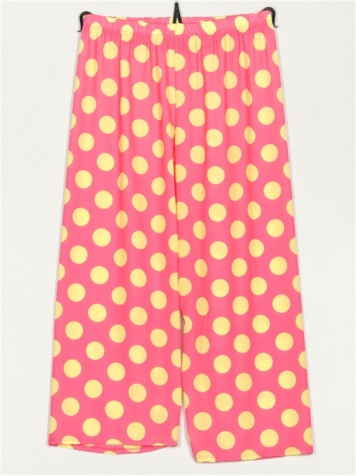 Pantaloni palazzo a pois