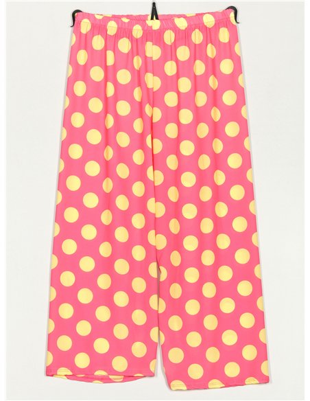 Pantaloni palazzo a pois