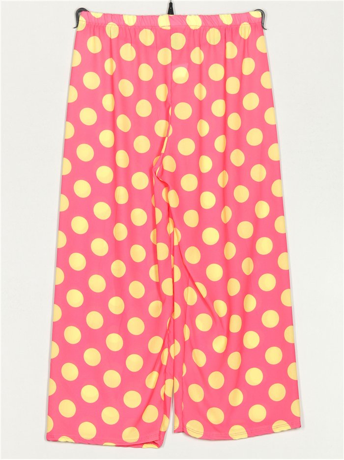 Pantaloni palazzo a pois