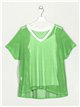 Jersey amplio calado + top
