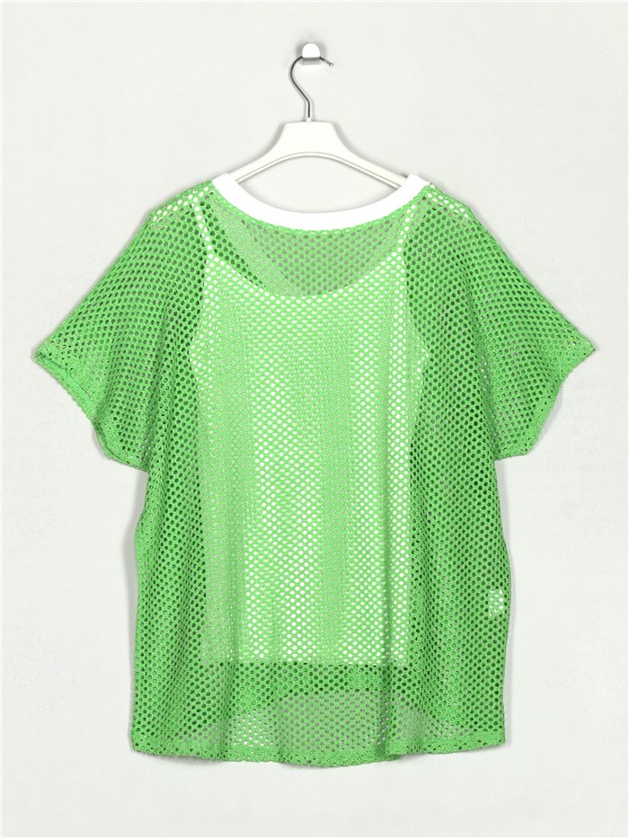 Jersey amplio calado + top