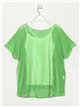 Jersey amplio calado + top