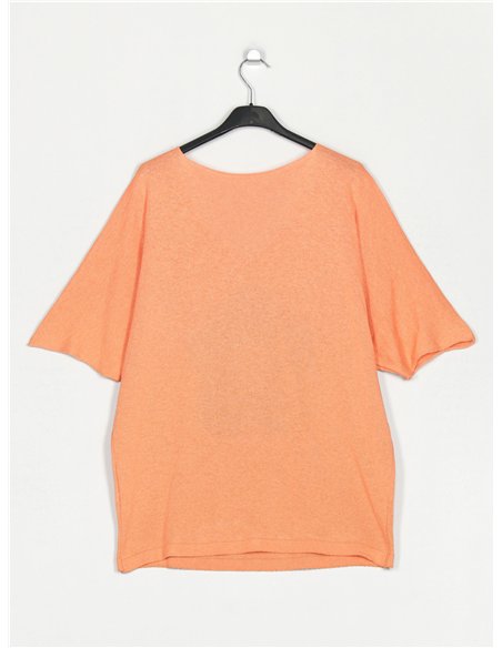 Maglione oversize a fantasia floreale