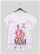 T-shirt oversize stampata