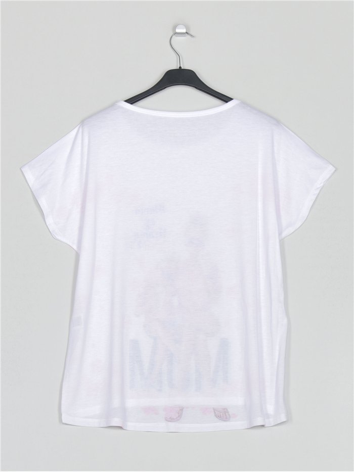 T-shirt oversize stampata