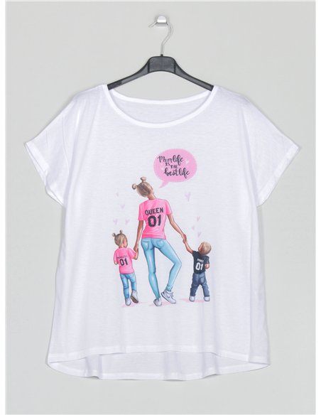 Übergroßes bedrucktes T-Shirt
