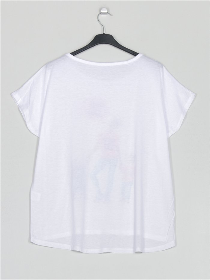 Übergroßes bedrucktes T-Shirt