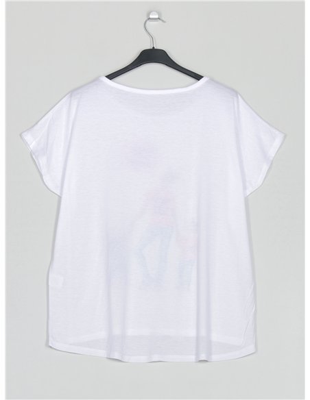 Übergroßes bedrucktes T-Shirt