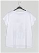 Übergroßes bedrucktes T-Shirt