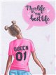 Übergroßes bedrucktes T-Shirt