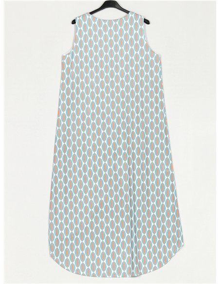 lange bedruckte Bluse