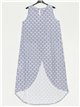 lange bedruckte Bluse
