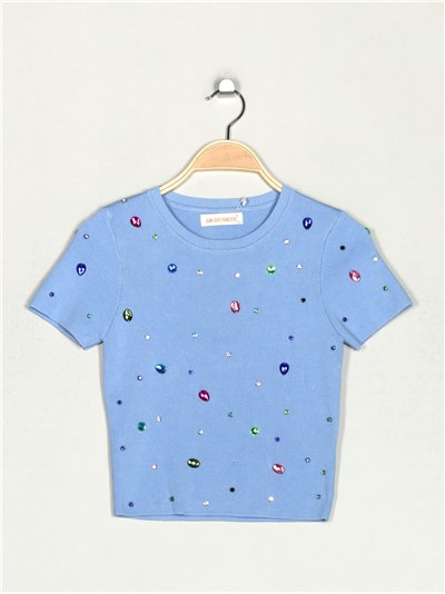 Top cropped punto joya 2