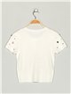 Kurzes, juwelenfarbenes Stricktop