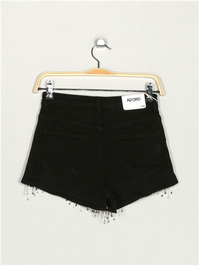Short denim strass 2